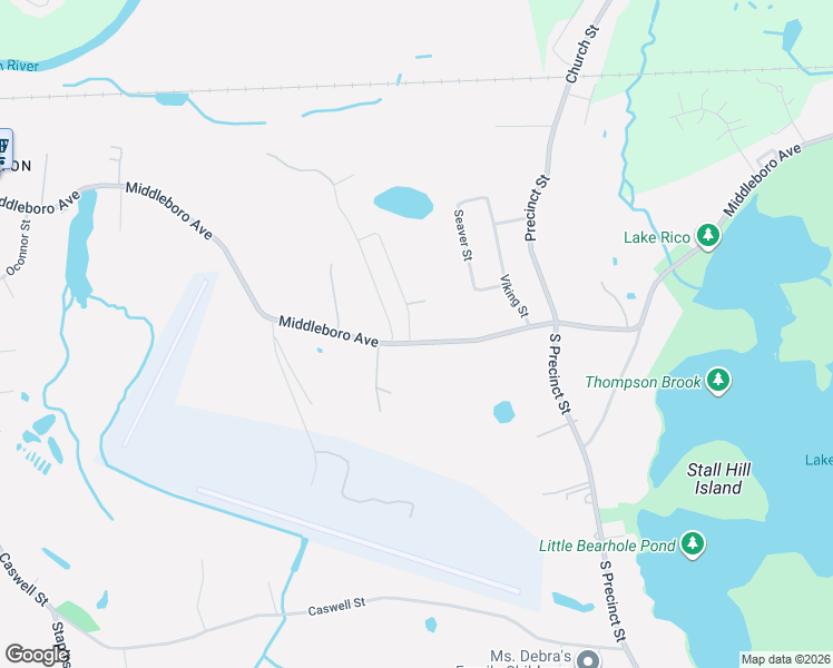 map of restaurants, bars, coffee shops, grocery stores, and more near 11 Margaret Road in Taunton