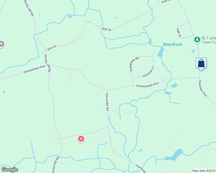 map of restaurants, bars, coffee shops, grocery stores, and more near 76 Homestead Avenue in Rehoboth