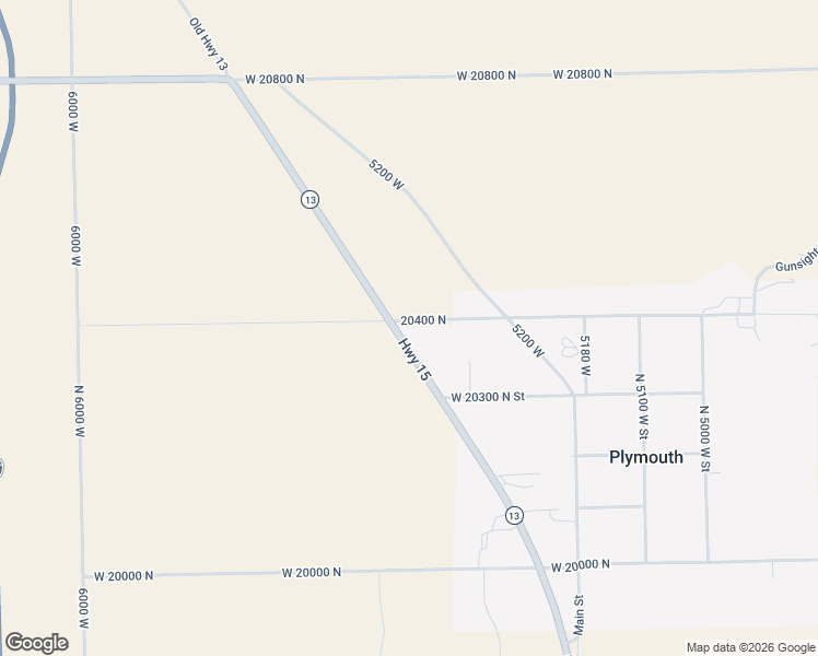 map of restaurants, bars, coffee shops, grocery stores, and more near 5455 West 20400 North Street in Plymouth