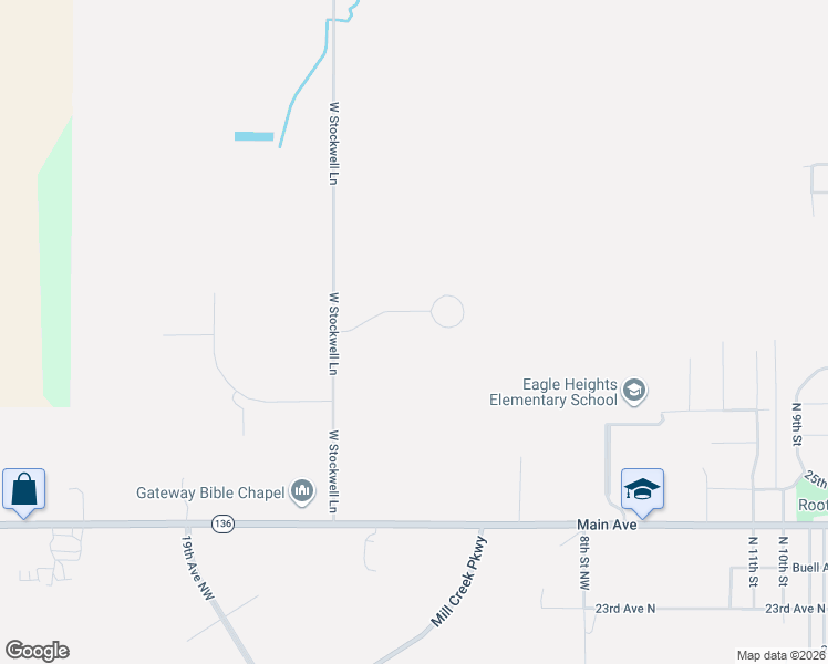 map of restaurants, bars, coffee shops, grocery stores, and more near Pheasant Run Road in Clinton