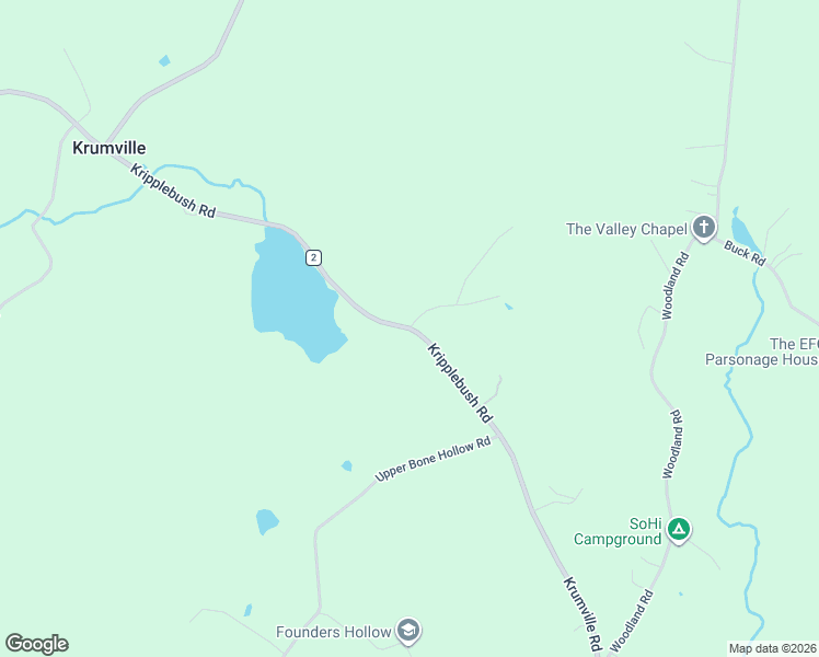 map of restaurants, bars, coffee shops, grocery stores, and more near 968 Krumville Road in Accord