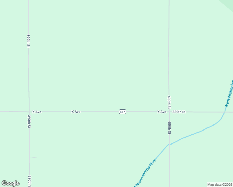 map of restaurants, bars, coffee shops, grocery stores, and more near 3900-3998 X Avenue in Manning