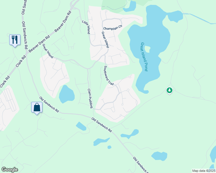 map of restaurants, bars, coffee shops, grocery stores, and more near 2 White Trellis in Plymouth