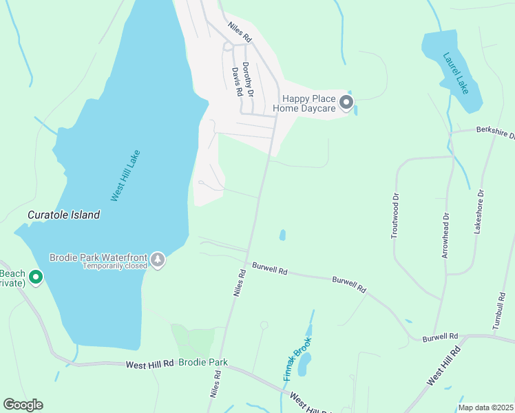 map of restaurants, bars, coffee shops, grocery stores, and more near 265 Niles Road in New Hartford