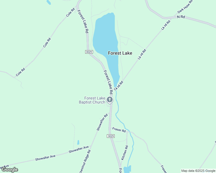 map of restaurants, bars, coffee shops, grocery stores, and more near State Route 3029 in Montrose