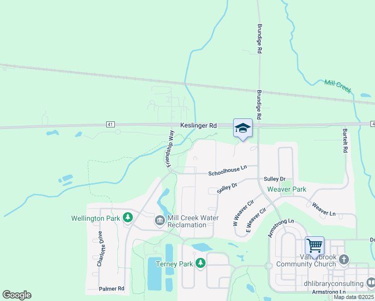 map of restaurants, bars, coffee shops, grocery stores, and more near N801 Friendship Way in Geneva