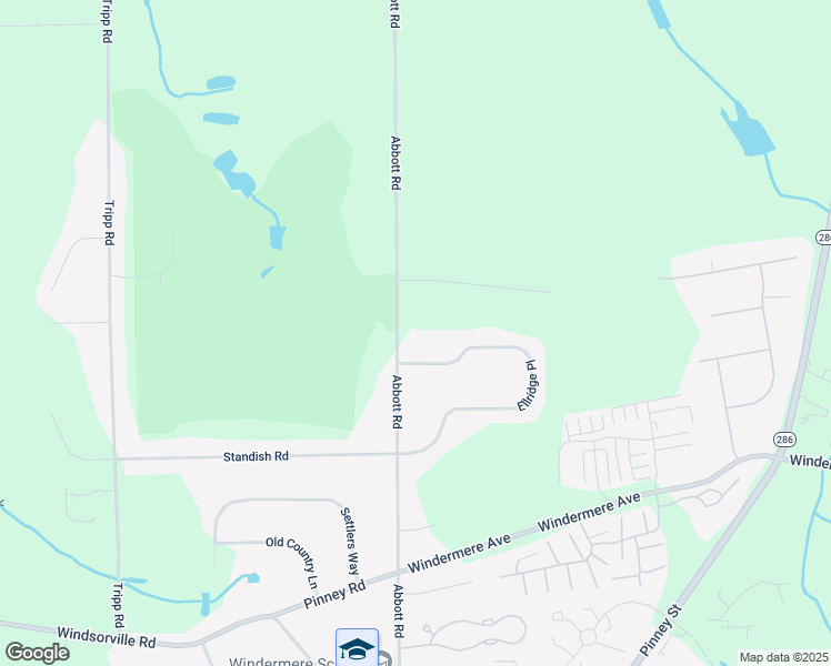 map of restaurants, bars, coffee shops, grocery stores, and more near 4 Ellridge Place in Ellington