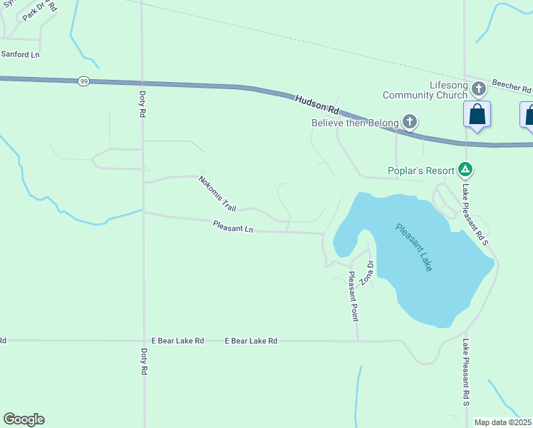 map of restaurants, bars, coffee shops, grocery stores, and more near 3558 Nokomis Trail in Osseo