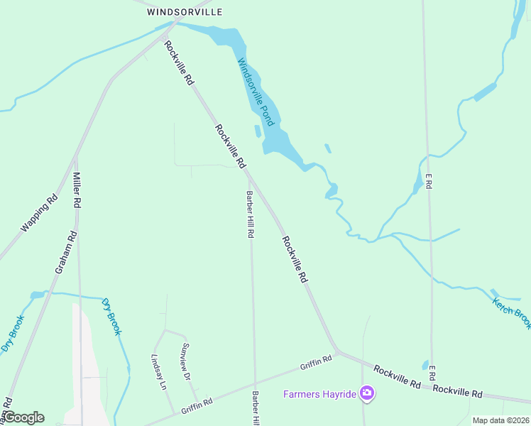 map of restaurants, bars, coffee shops, grocery stores, and more near 15 Barber Hill Road in East Windsor