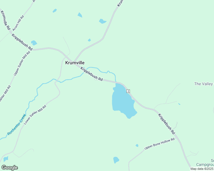 map of restaurants, bars, coffee shops, grocery stores, and more near 1205 County Road 2 in Olivebridge