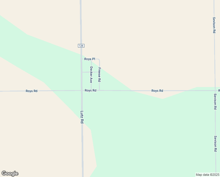 map of restaurants, bars, coffee shops, grocery stores, and more near 17226 Roys Road in Constantine