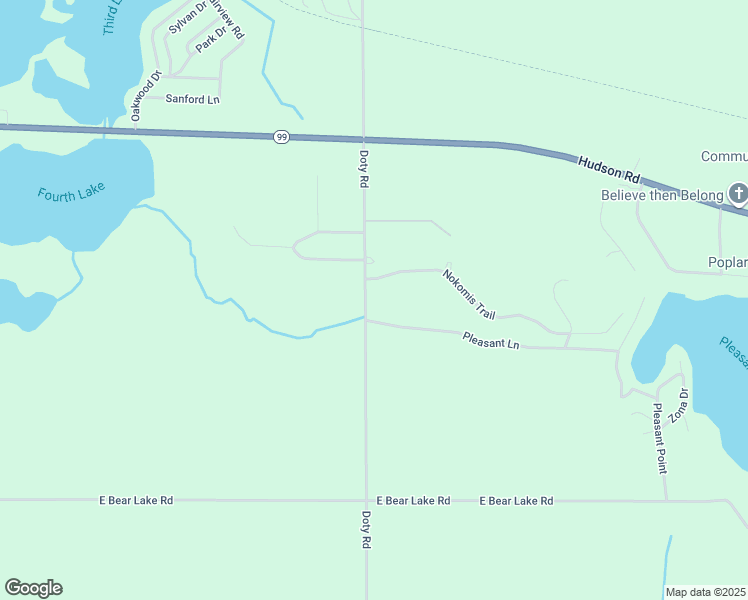 map of restaurants, bars, coffee shops, grocery stores, and more near 3558 Nokomis Trail in Osseo