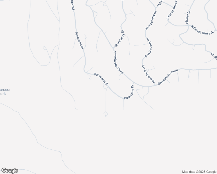 map of restaurants, bars, coffee shops, grocery stores, and more near 3510 Panorama Drive in Garden City
