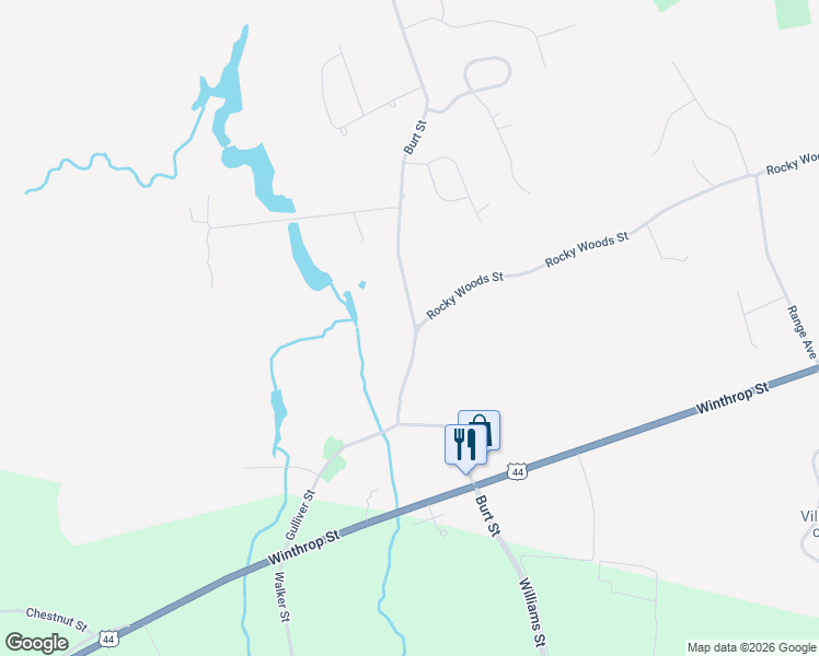 map of restaurants, bars, coffee shops, grocery stores, and more near 991 Burt Street in Taunton