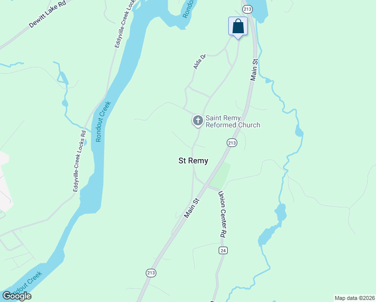 map of restaurants, bars, coffee shops, grocery stores, and more near 562 Main Street in Kingston