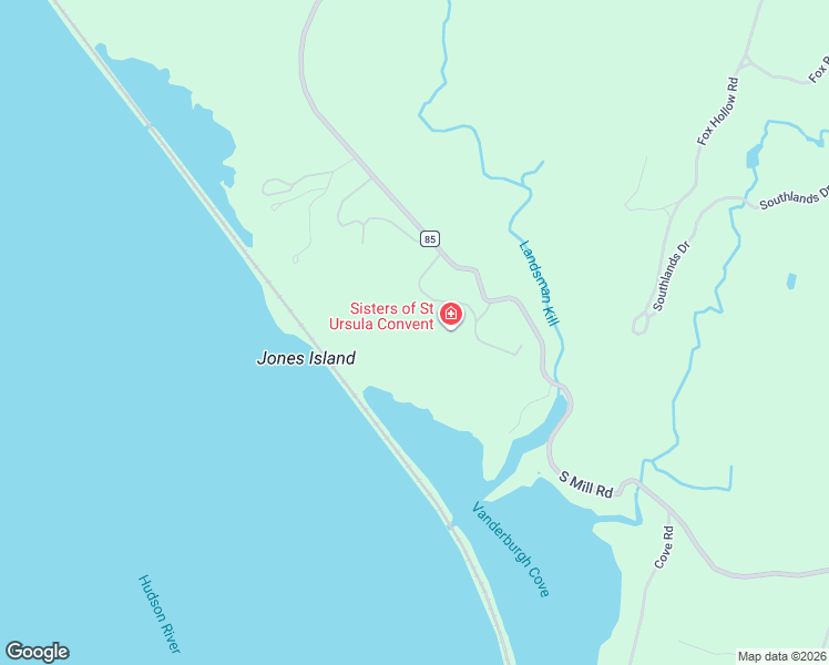 map of restaurants, bars, coffee shops, grocery stores, and more near 50-77 Wyndelyffe Court in Rhinebeck