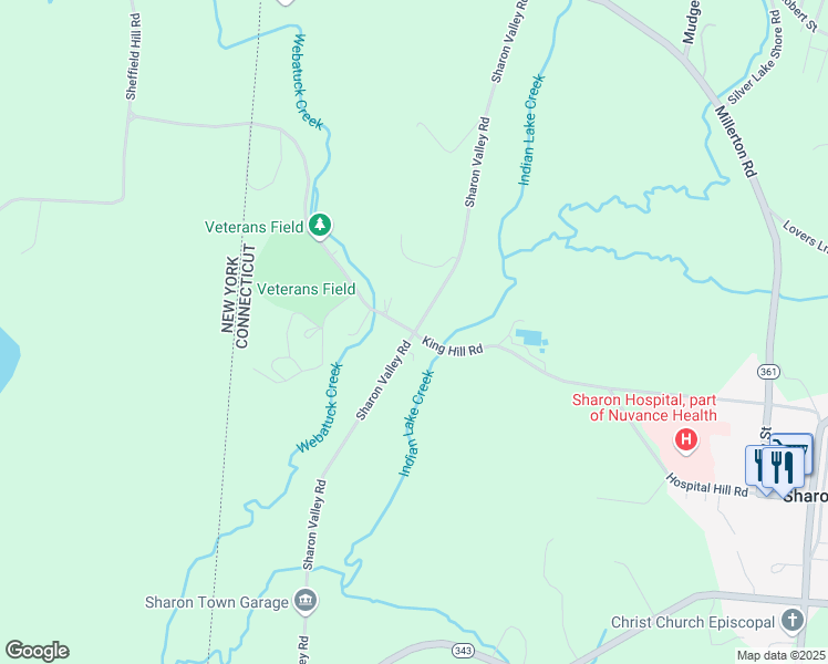 map of restaurants, bars, coffee shops, grocery stores, and more near in Sharon