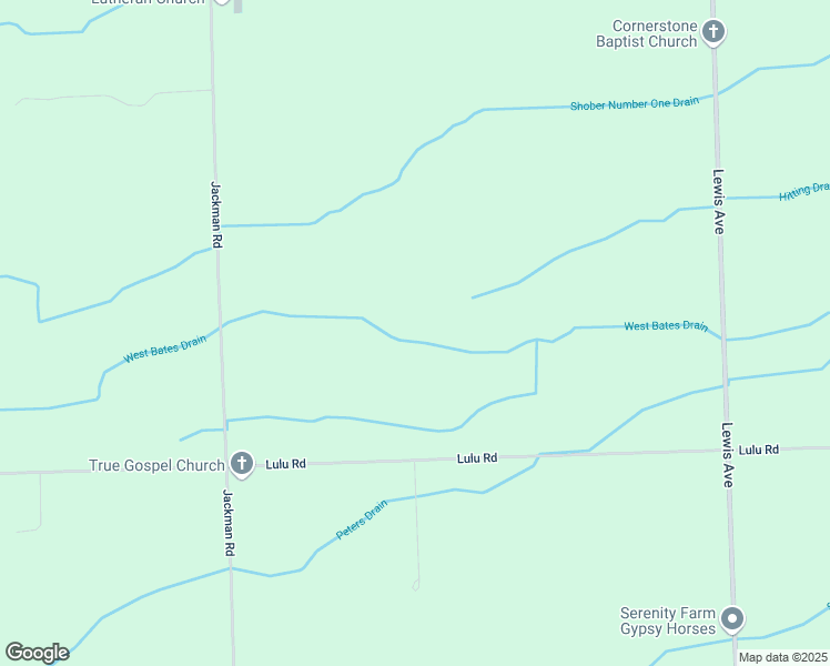 map of restaurants, bars, coffee shops, grocery stores, and more near 8792 Lulu Road in Ida