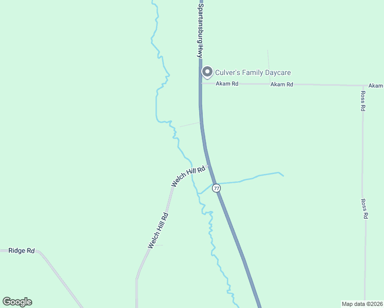 map of restaurants, bars, coffee shops, grocery stores, and more near 20620 Welch Hill Road in Corry