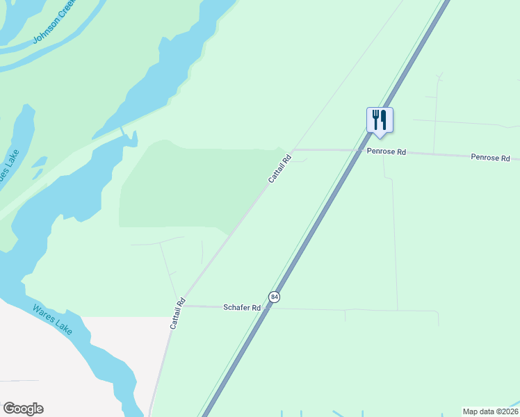 map of restaurants, bars, coffee shops, grocery stores, and more near 20890 Cattail Road in Fulton