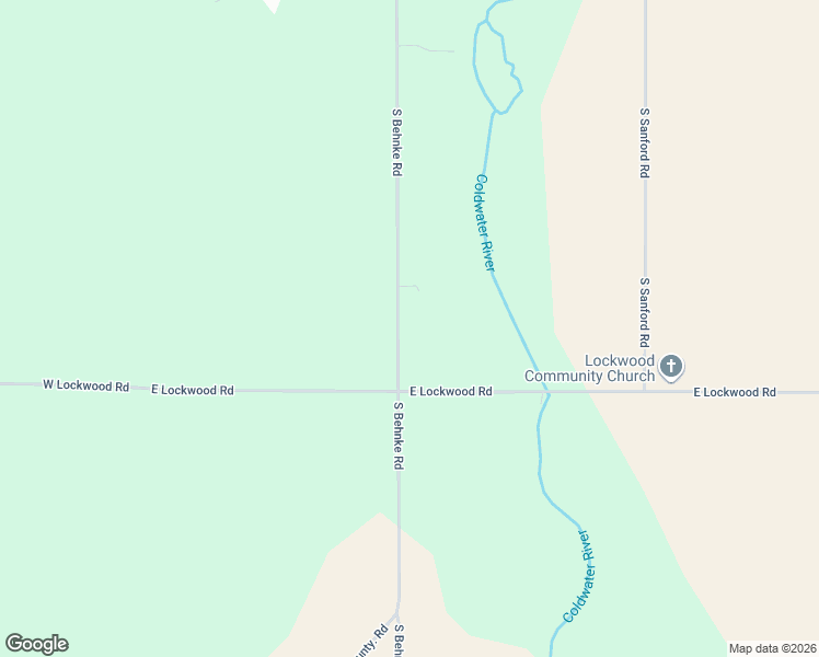 map of restaurants, bars, coffee shops, grocery stores, and more near 187 South Behnke Road in Coldwater