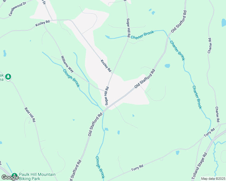 map of restaurants, bars, coffee shops, grocery stores, and more near 24 Sugar Hill Road in Tolland