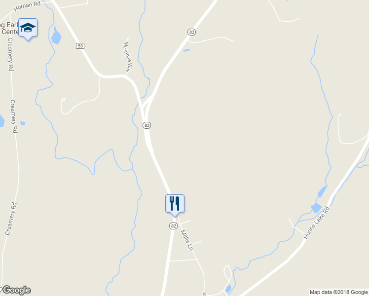 map of restaurants, bars, coffee shops, grocery stores, and more near 6322 Highway 82 in Stanfordville