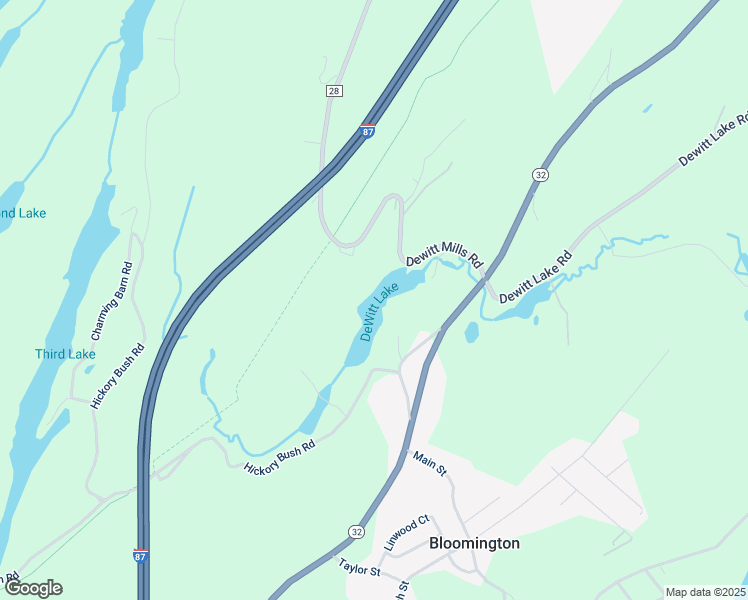 map of restaurants, bars, coffee shops, grocery stores, and more near 568 Dewitt Mills Road in Kingston