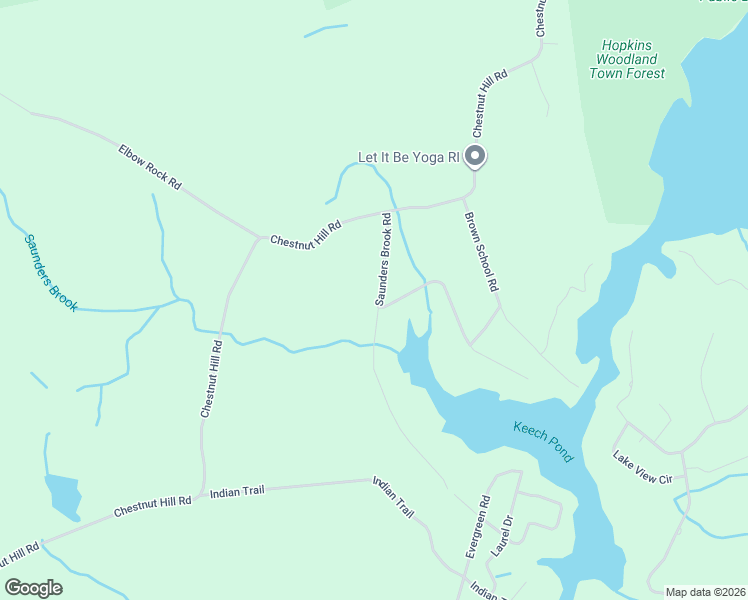 map of restaurants, bars, coffee shops, grocery stores, and more near 109 Saunders Brook Road in Glocester