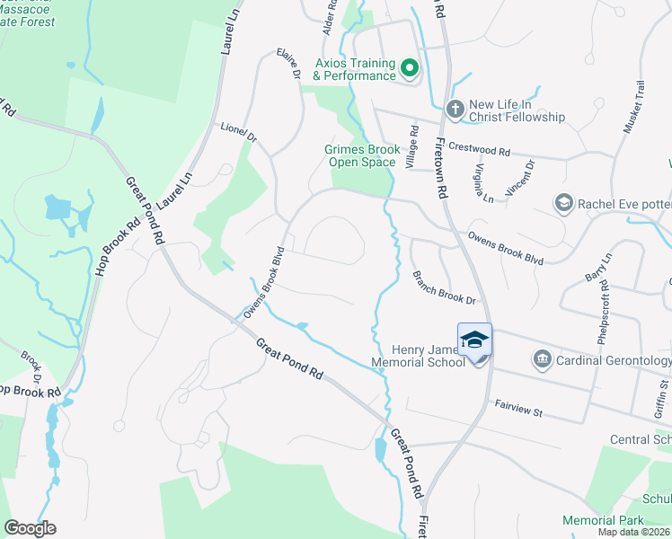 map of restaurants, bars, coffee shops, grocery stores, and more near 9 Michael Road in Simsbury