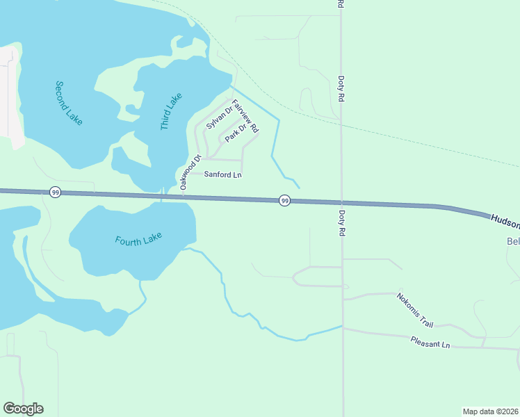 map of restaurants, bars, coffee shops, grocery stores, and more near 3245 Hudson Road in Hillsdale