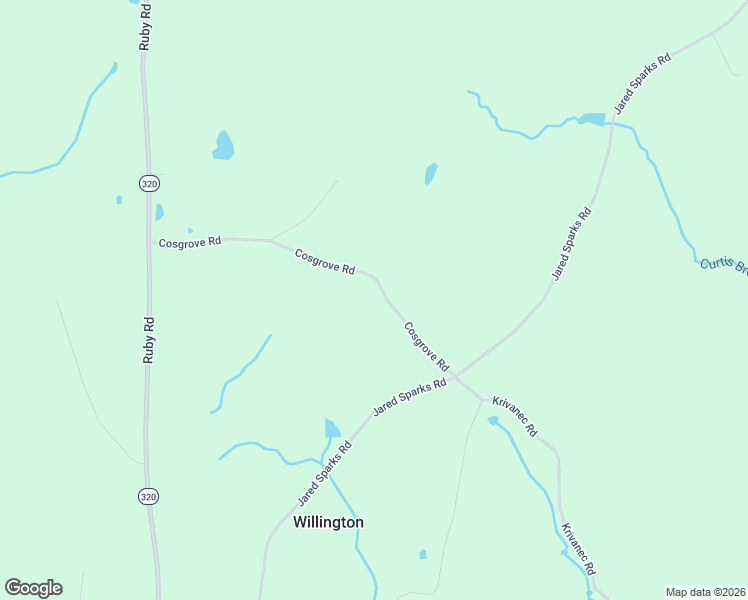 map of restaurants, bars, coffee shops, grocery stores, and more near 27 Cosgrove Road in Willington