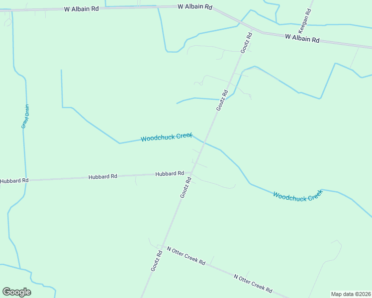 map of restaurants, bars, coffee shops, grocery stores, and more near 14745 Goutz Road in Monroe