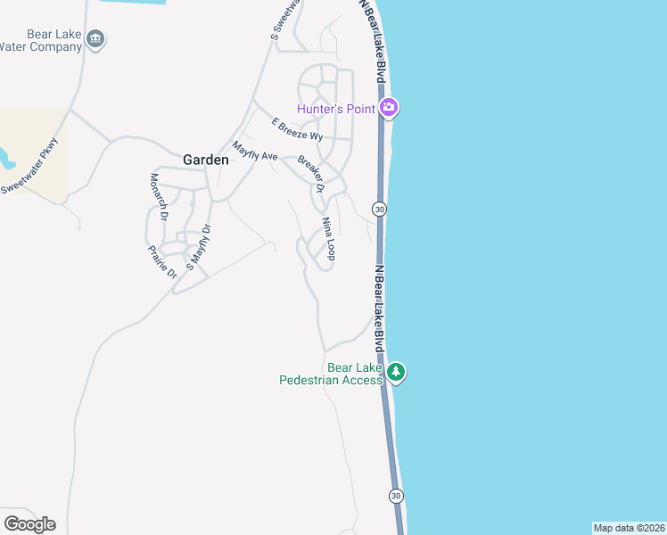 map of restaurants, bars, coffee shops, grocery stores, and more near 3184 Nina Loop in Garden City