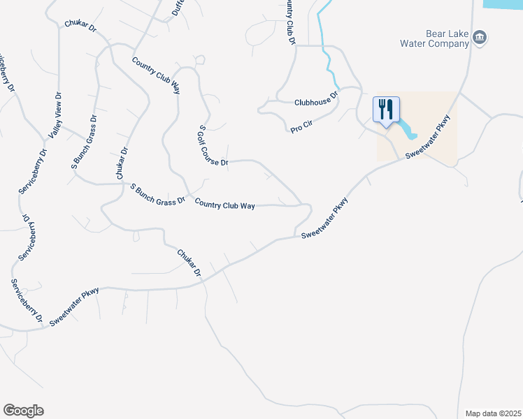 map of restaurants, bars, coffee shops, grocery stores, and more near 3153 Country Club Way in Garden City