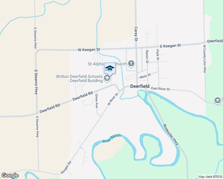 map of restaurants, bars, coffee shops, grocery stores, and more near 200 Deerfield Road in Deerfield