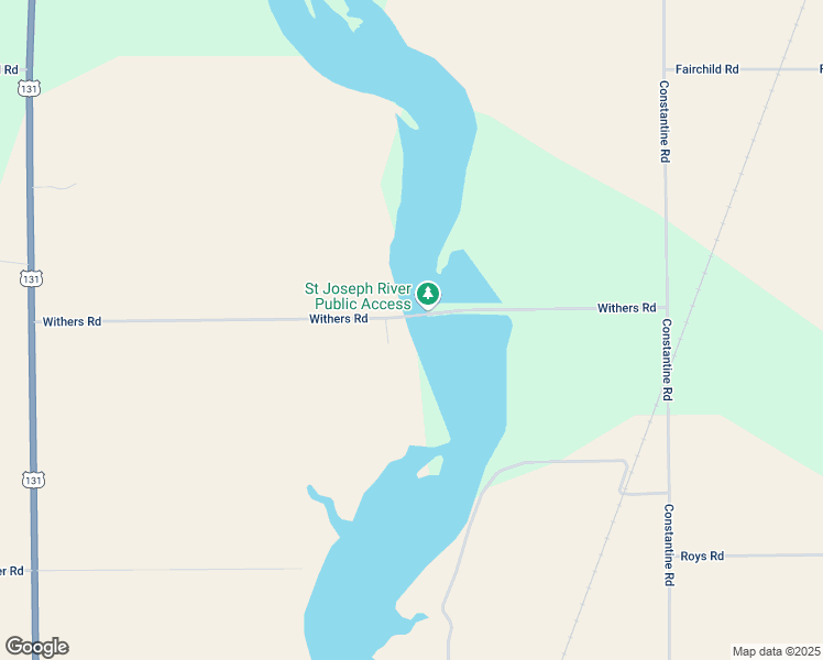 map of restaurants, bars, coffee shops, grocery stores, and more near 15717 Withers Road in Constantine