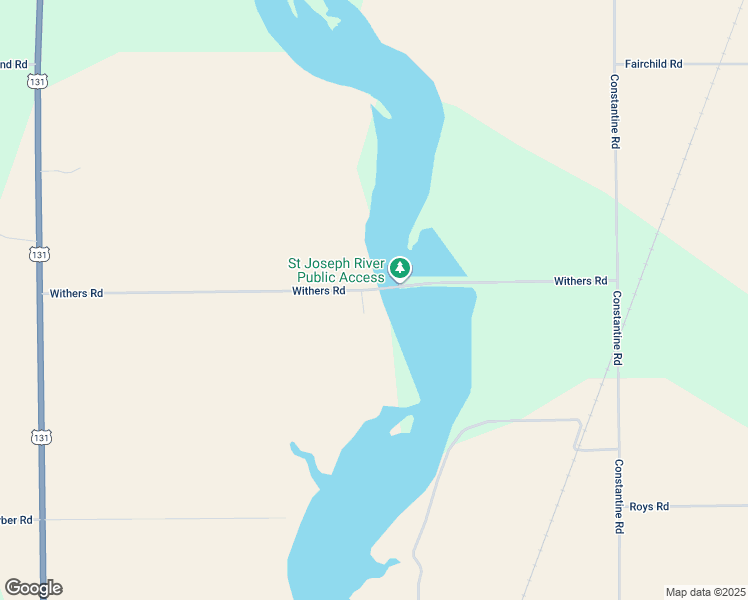 map of restaurants, bars, coffee shops, grocery stores, and more near 15717 Withers Road in Constantine