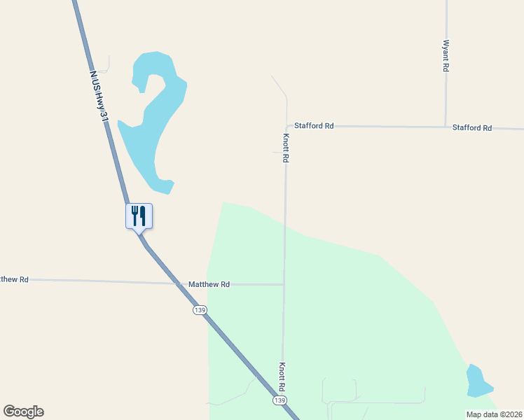 map of restaurants, bars, coffee shops, grocery stores, and more near 227 Knott Road in Niles