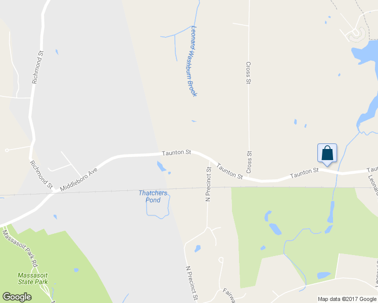 map of restaurants, bars, coffee shops, grocery stores, and more near 86 Taunton Street in Lakeville