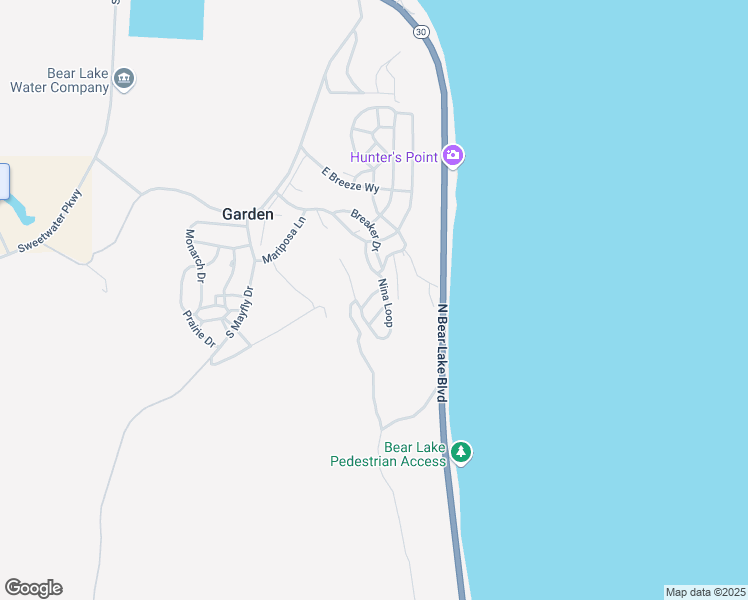map of restaurants, bars, coffee shops, grocery stores, and more near 3223 Nina Loop in Garden City