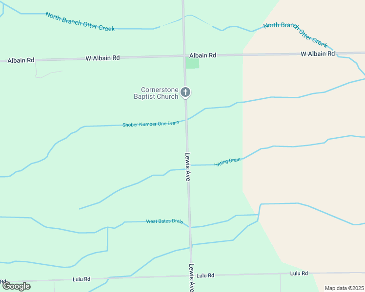 map of restaurants, bars, coffee shops, grocery stores, and more near 4192 Lewis Avenue in Ida