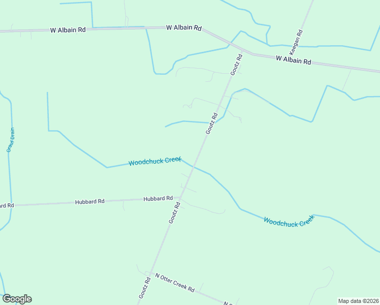 map of restaurants, bars, coffee shops, grocery stores, and more near 14745 Goutz Road in Monroe