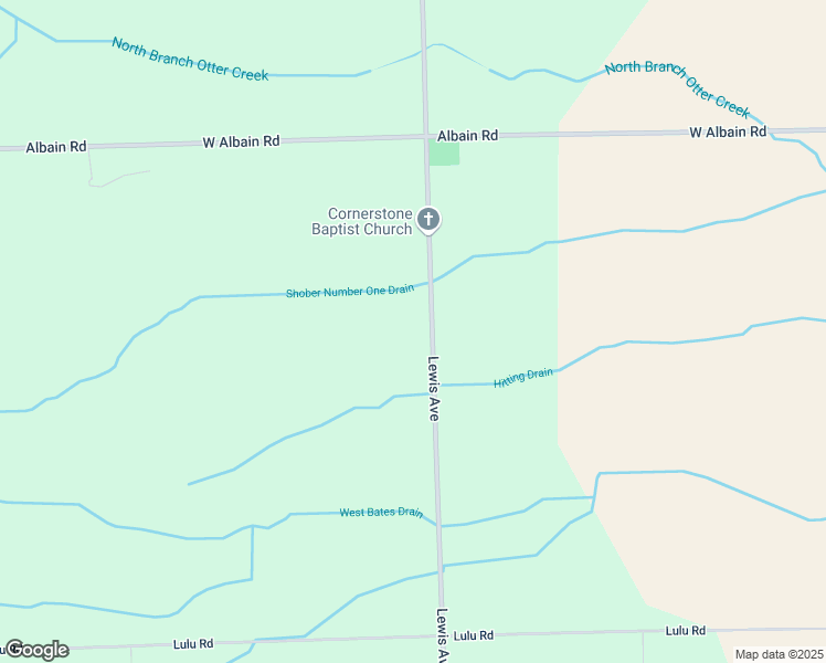 map of restaurants, bars, coffee shops, grocery stores, and more near 4192 Lewis Avenue in Ida