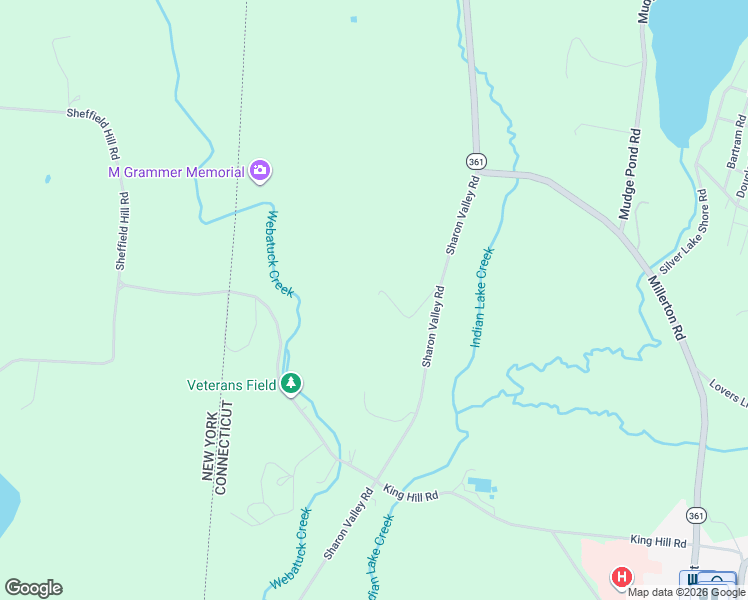 map of restaurants, bars, coffee shops, grocery stores, and more near 205 Sharon Valley Road in Sharon