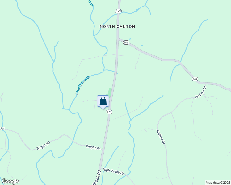 map of restaurants, bars, coffee shops, grocery stores, and more near 509 Cherry Brook Road in Canton