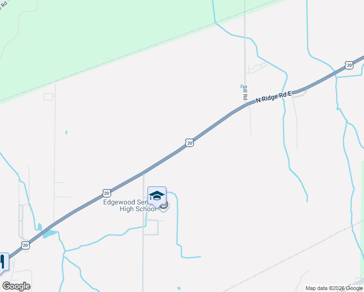map of restaurants, bars, coffee shops, grocery stores, and more near 4821 North Ridge Road East in Ashtabula
