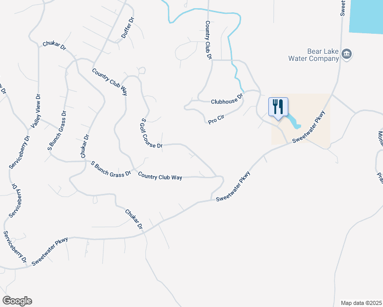 map of restaurants, bars, coffee shops, grocery stores, and more near 3111 South Golf Course Drive in Garden City