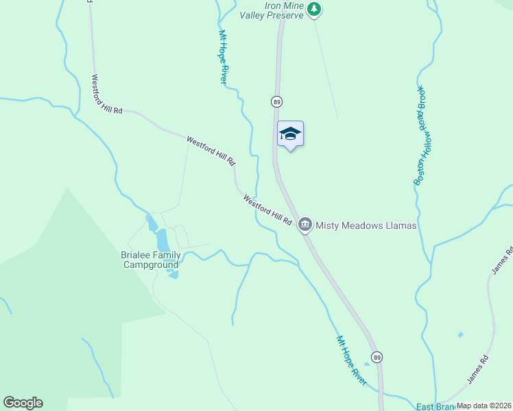 map of restaurants, bars, coffee shops, grocery stores, and more near 32 Westford Hill Road in Ashford