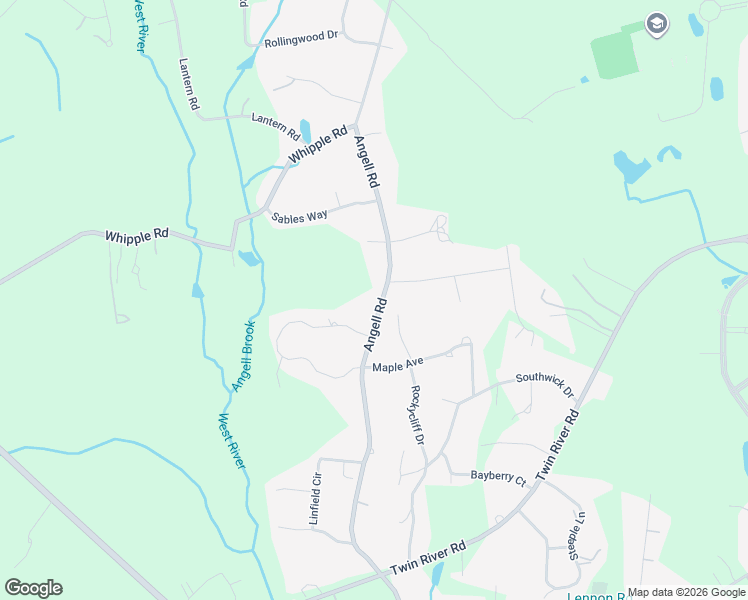 map of restaurants, bars, coffee shops, grocery stores, and more near 227 Angell Road in Lincoln